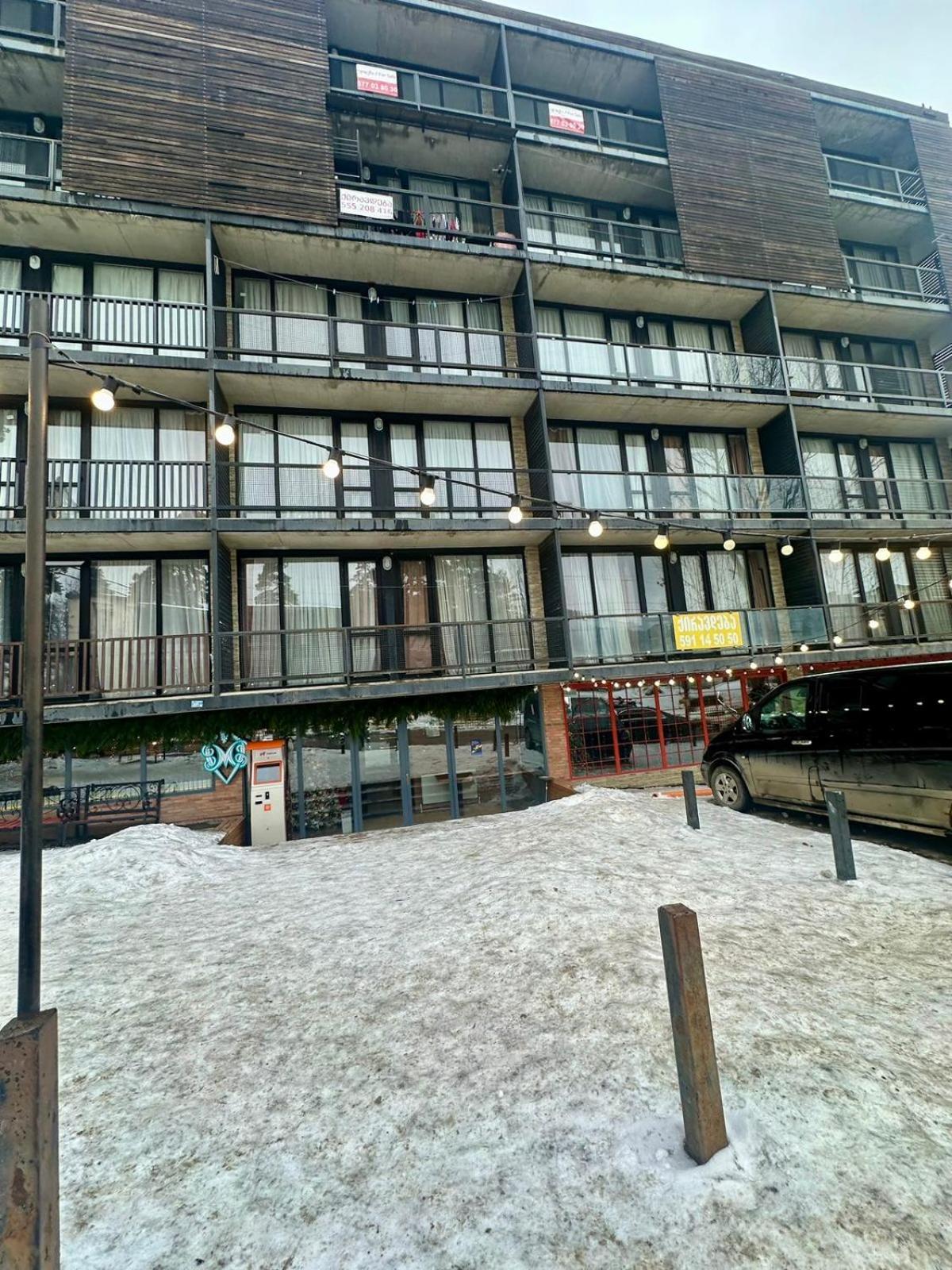 Mgzavrebi Apartment In Bakuriani Eksteriør bilde